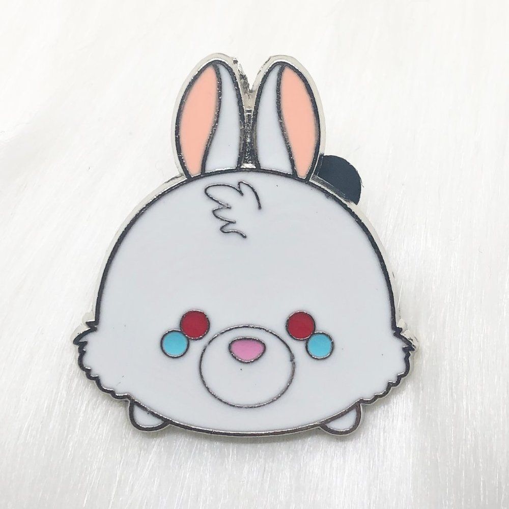 🔮 5/$25 Disney‎ Alice in Wonderland White Rabbit Tsum Tsum Pin